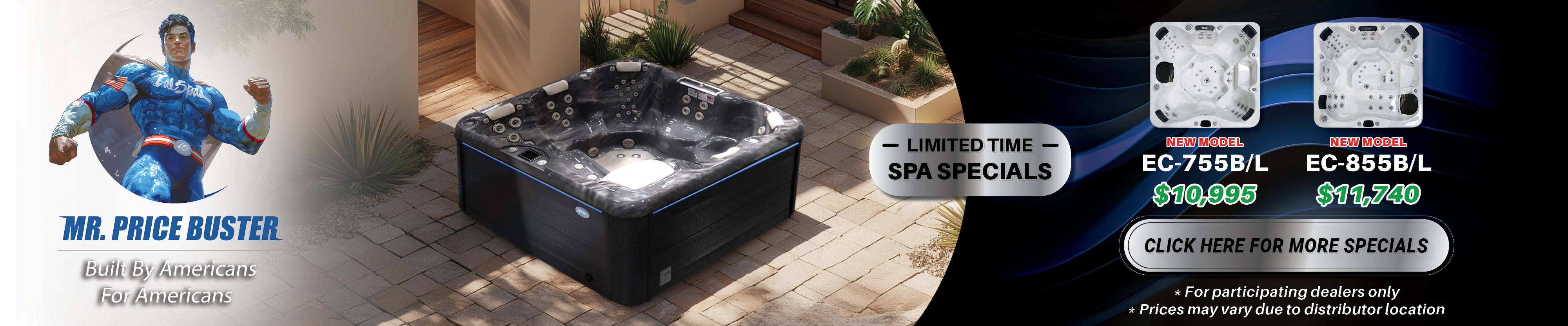Calspas hot tub being used in a family setting - Rancho Cucamonga